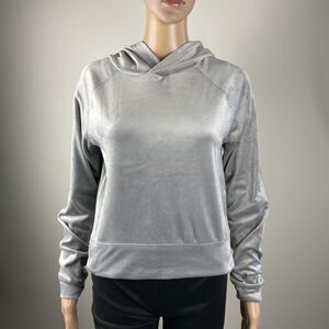 So Cozy Sweatshirt Juniors Womens Size S Hoodie Gray Super Soft Sweater Stretchy